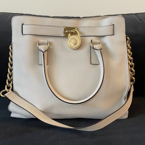 MICHAEL Michael Kors Handbags - Michael Kors Oyster Hamilton Tote